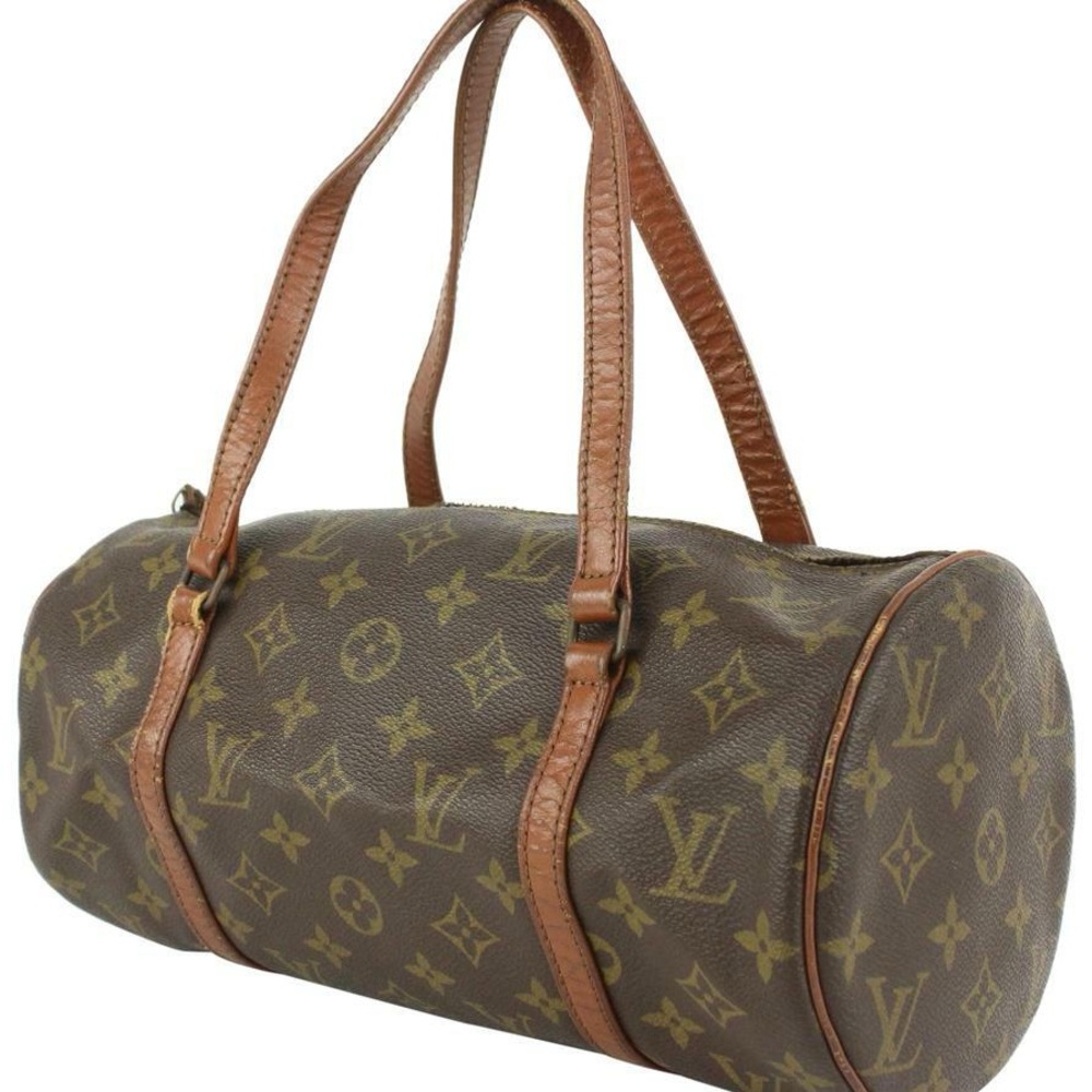 Louis Vuitton Brown Monogram Cylinder Bag